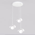 Hanglamp 3 lichts gepoedercoat staal Ritual modern wit Ø 40 cm, verstelbaar, voor kookeiland, hal of eettafel