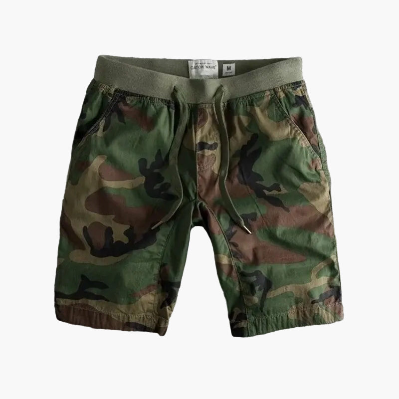 Men's Camouflage Exercise and Leisure Shorts – Athletic Appearance for Outdoor and Workout