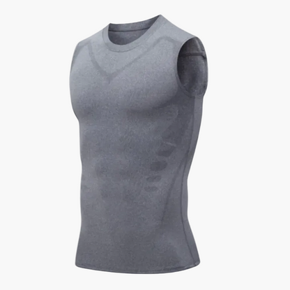 Men's Compression Tank Top Shapewear Sports Fitness Performance Shirt