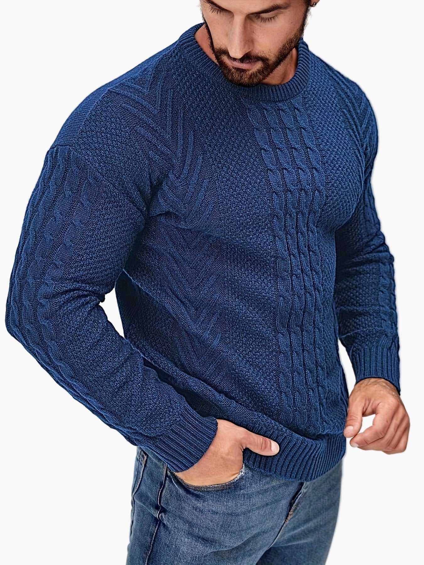 Herren Strickpullover im Casual Stil – Modischer Freizeitpullover für Herbst und Winter
