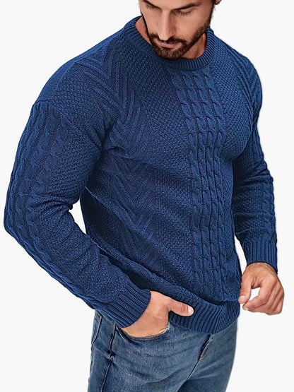 Herren Strickpullover im Casual Stil – Modischer Freizeitpullover für Herbst und Winter