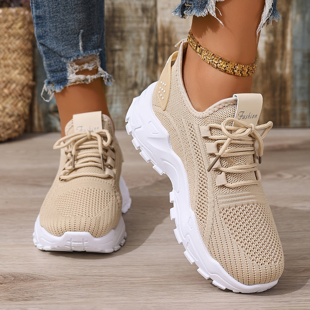 Damen Sneaker Freizeit Sportliche Laufschuhe Komfort Trend