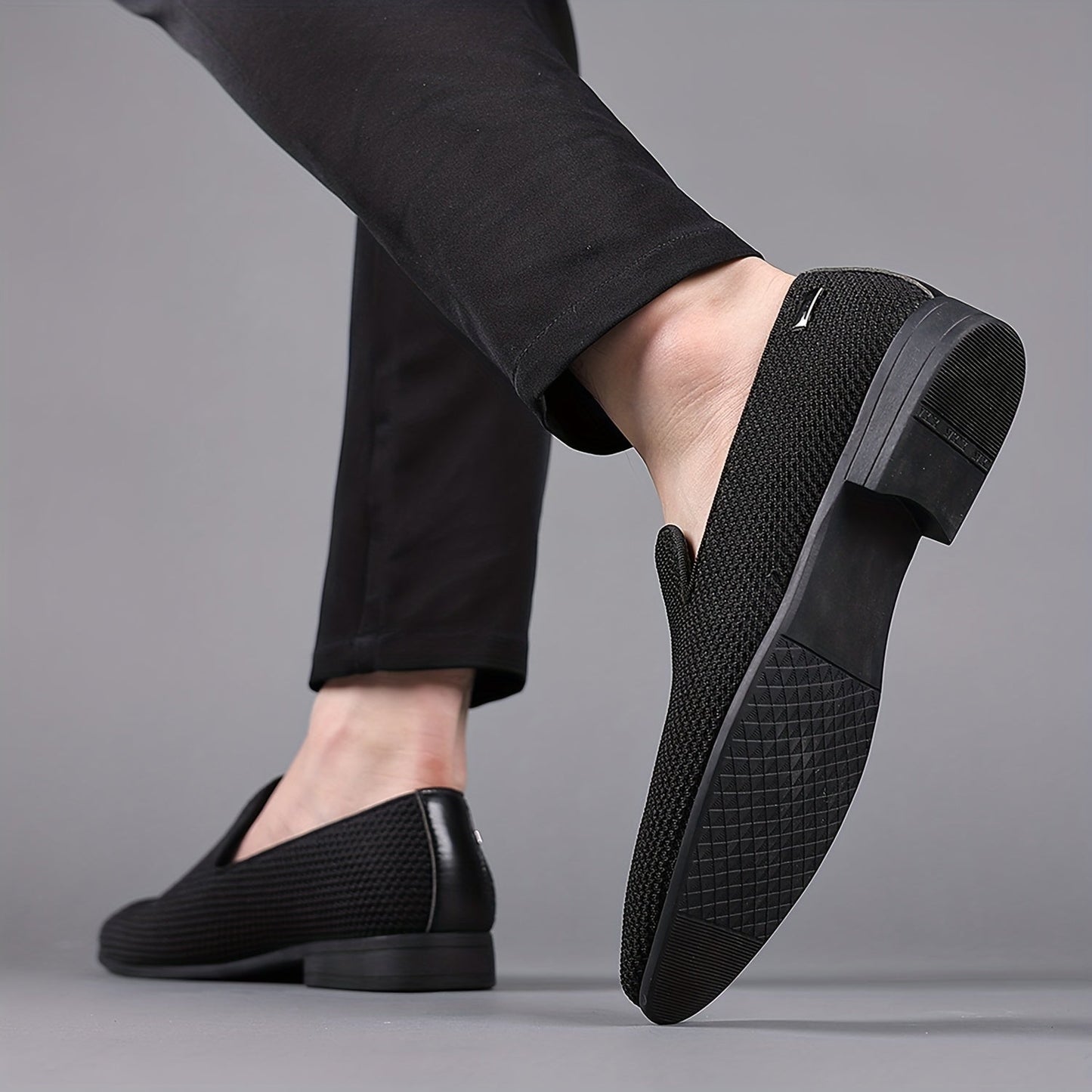 Herren Slip-On Business Loafer – Eleganter Bequemer Freizeitschuh für Büro & Alltag