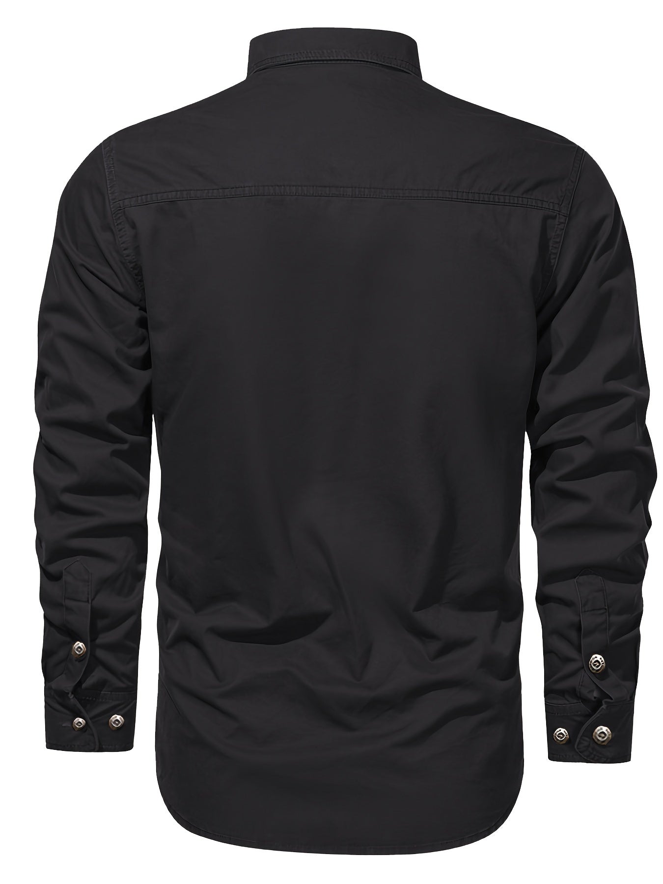 Men's Outdoor Casual Shirt Long Sleeve – Classic Utility Look for Everyday and Adventure