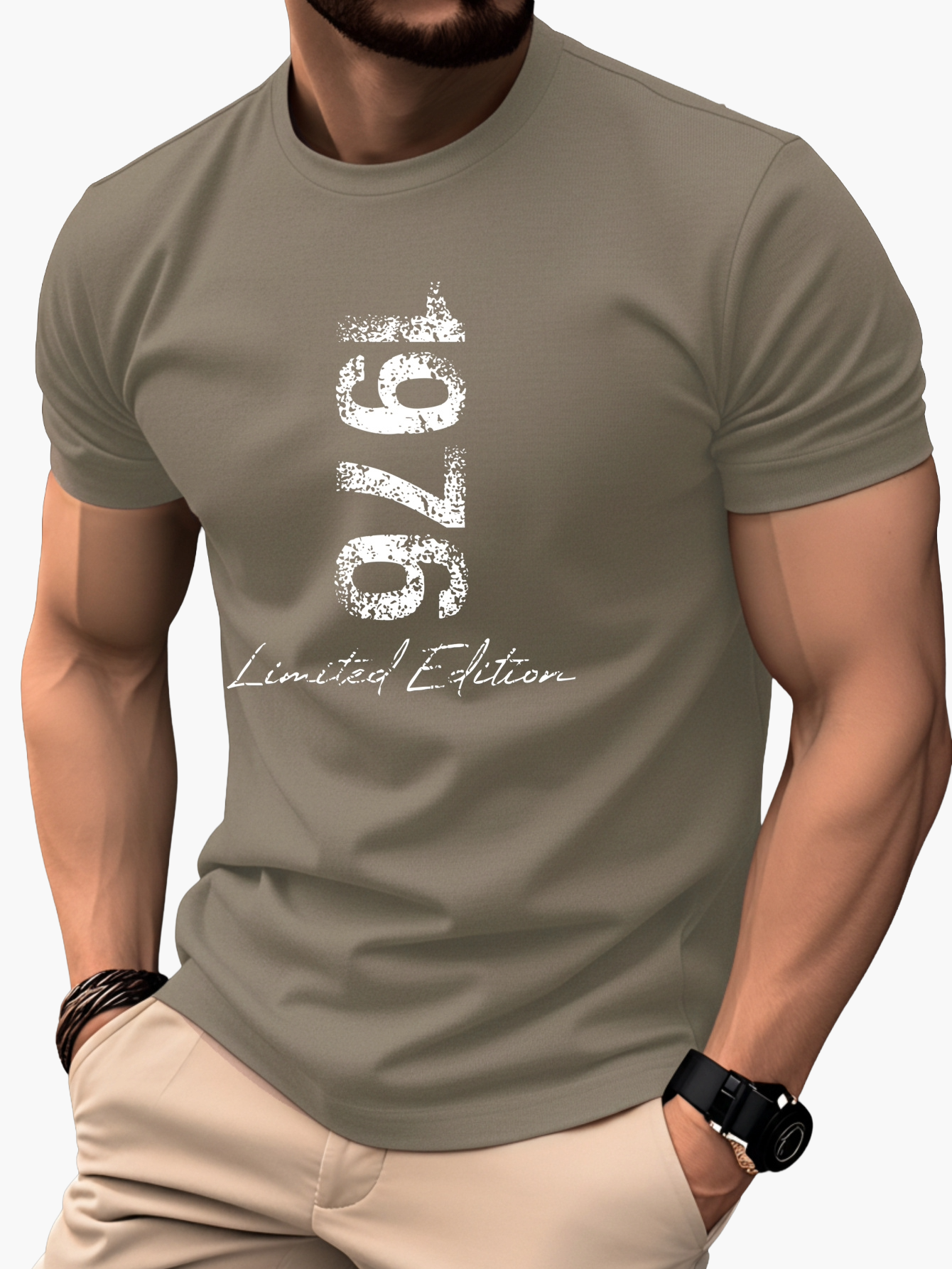 Men's T-Shirt 1976 Limited Edition – Vintage Style Casual Shirt
