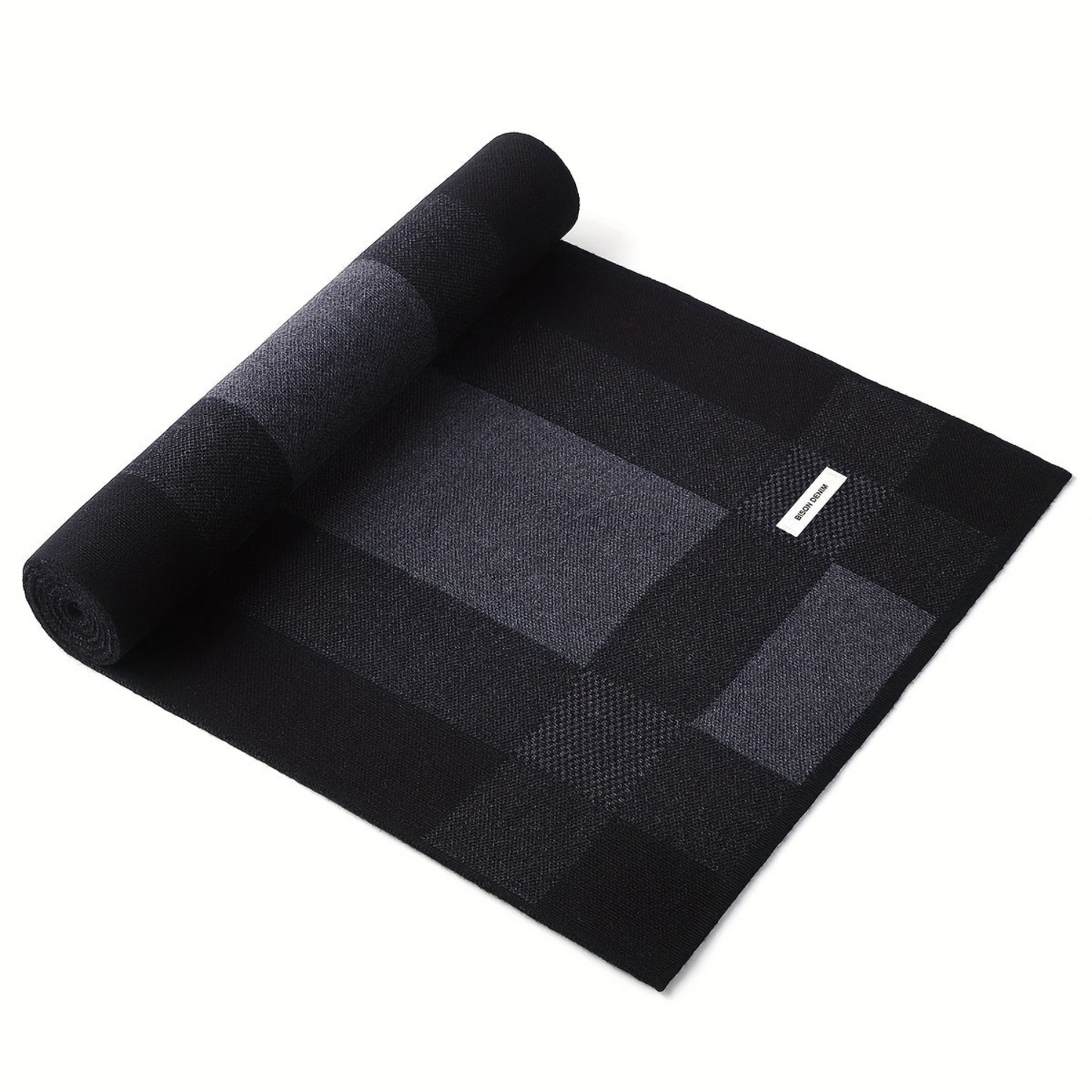 Scarf men women plaid winter warm casual knitted scarf