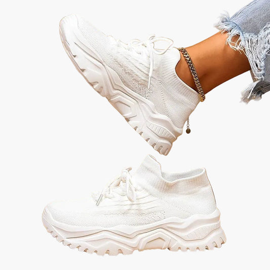 Damen Chunky Sneaker Streetstyle Freizeit Komfort