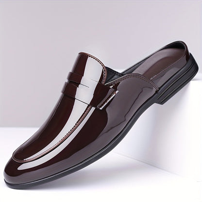 Men's Slip-On Business Loafer Backless – Elegant Half Shoes for Office & Occasion