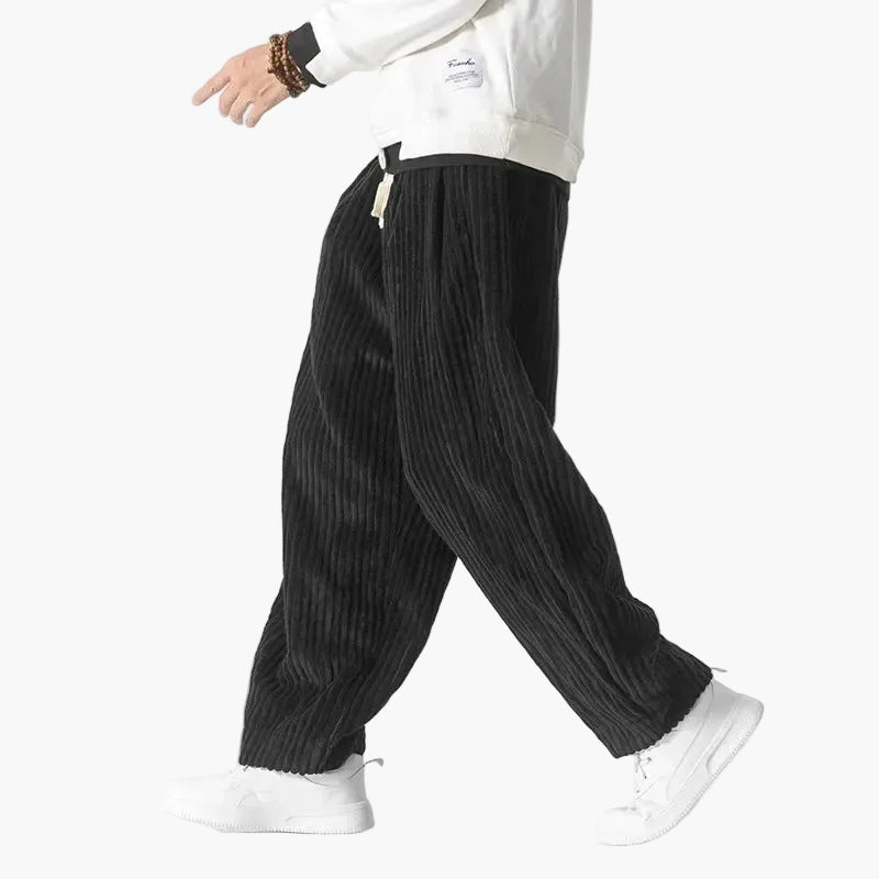 Men's Loose Casual Trousers Vintage Street Style Relaxed Fit