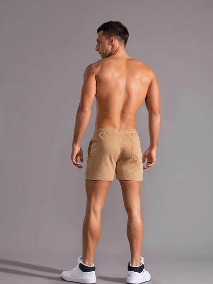 Men's Sport Shorts with Drawstring – Short Training Pants for Fitness, Leisure, and Workout