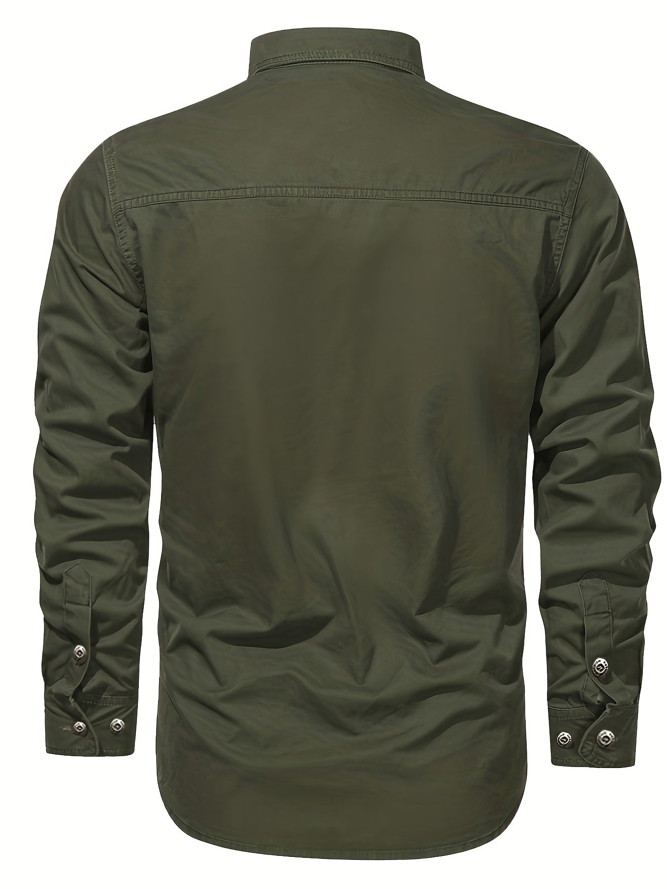 Men's Outdoor Casual Shirt Long Sleeve – Classic Utility Look for Everyday and Adventure