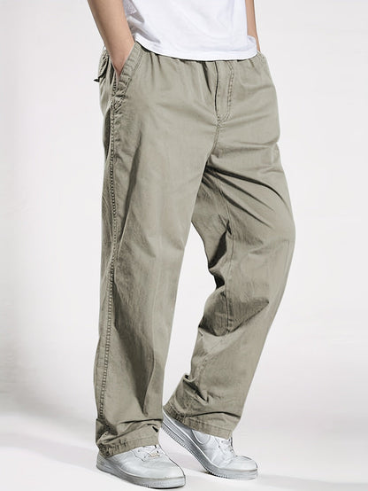Herren Freizeithose mit Kordelzug, locker geschnitten, vielseitig für Alltag und Sport