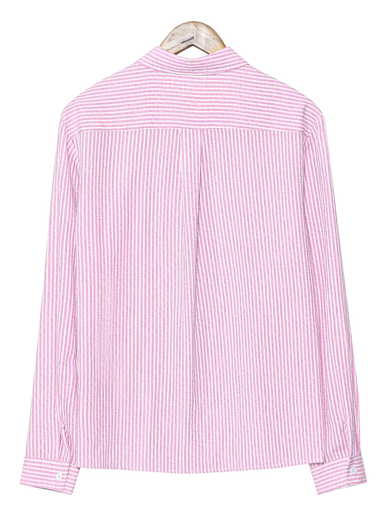 Men's Casual Shirt with Stripes – Stylish Regular Fit Business & Beach Shirt
