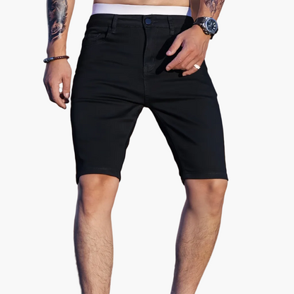 Men's Skinny Fit Jeans Shorts – Fashionable Basics for Everyday and Leisure