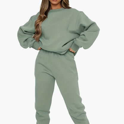 Women's Sweatshirt Jogging Suit Set – Comfortable Casual Outfit for Everyday & Sports