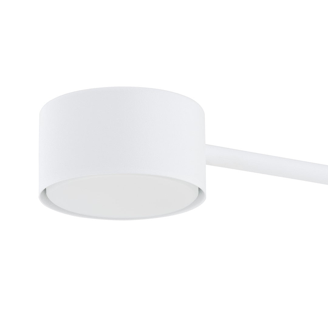 Hanglamp gepoedercoat staal Scandinavisch wit 70 x 100 cm, voor eettafel, keuken en woonkamer