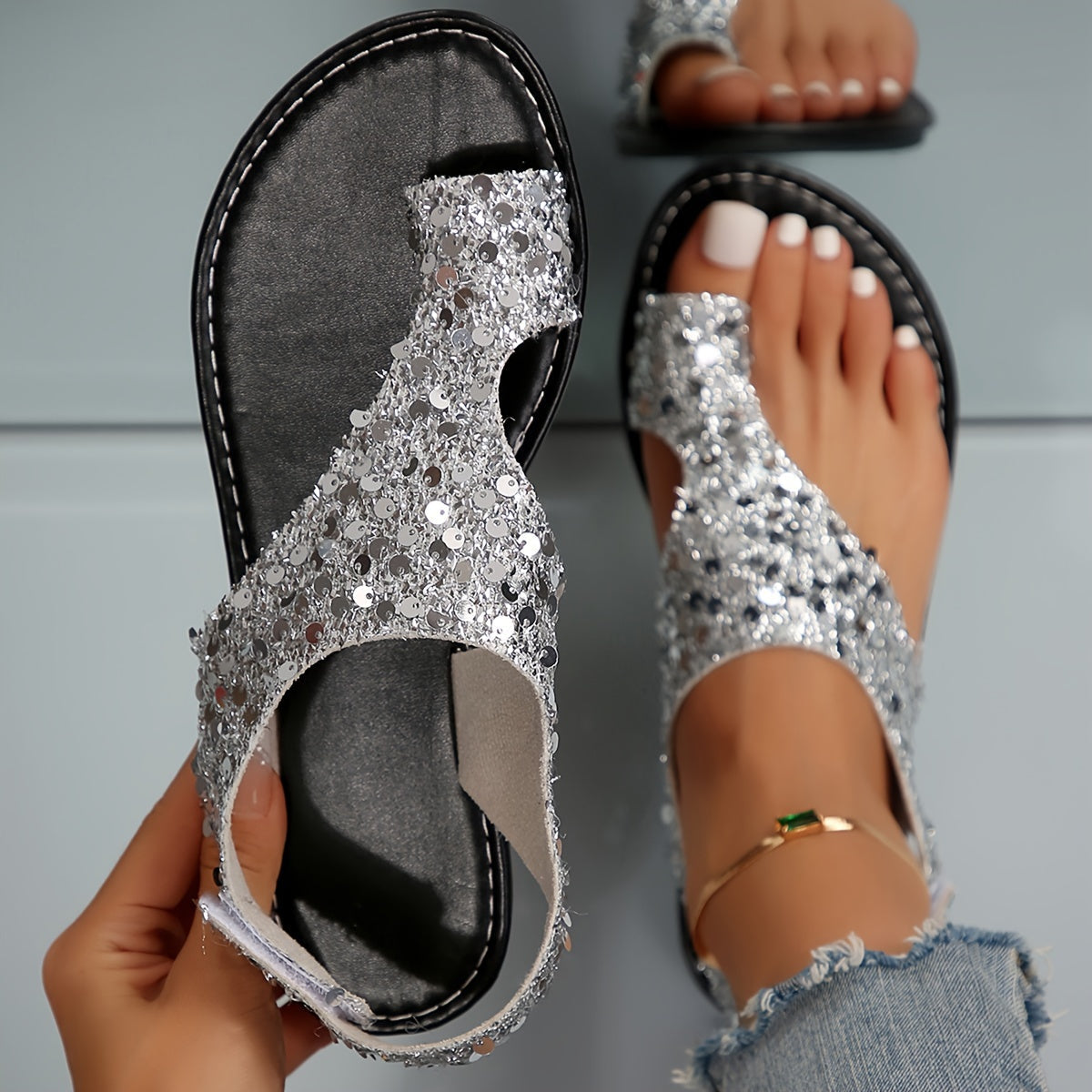 Women's Sandals Elegant Open Toe Sandals Summer Comfort Casual