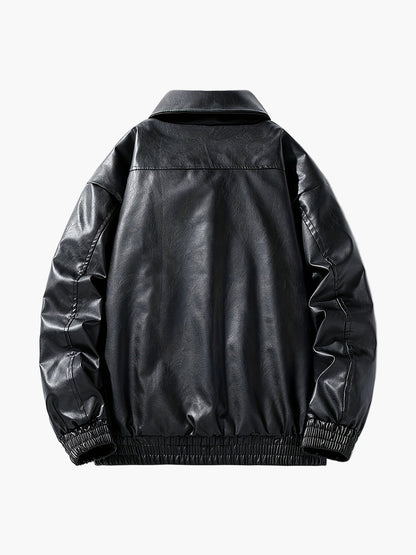 Men's bomber jacket in casual style with zipper – ideal for leisure and everyday use