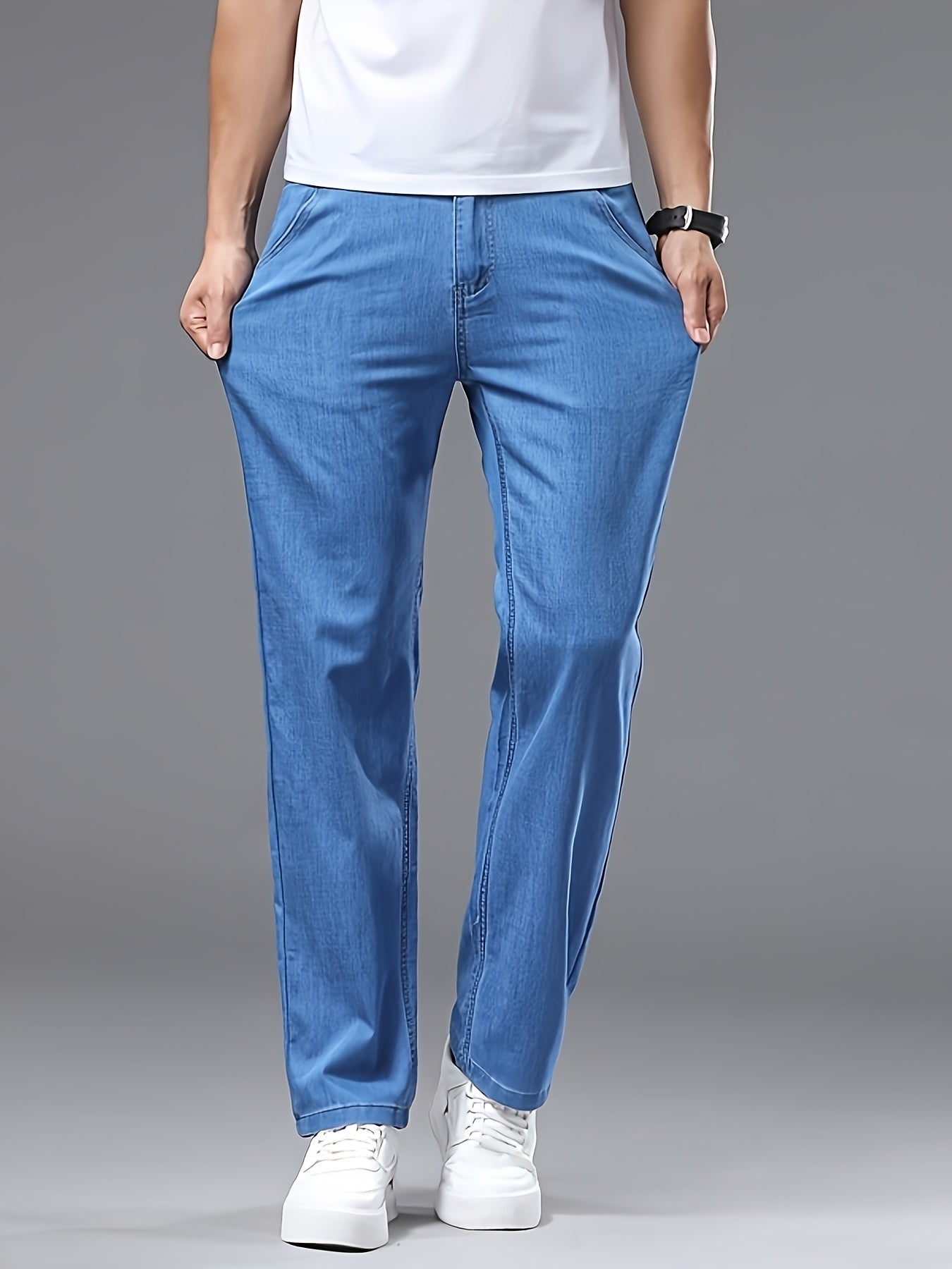 Herren Basic Jeans Regular Fit – Modische Alltagsjeans für Freizeit und Büro