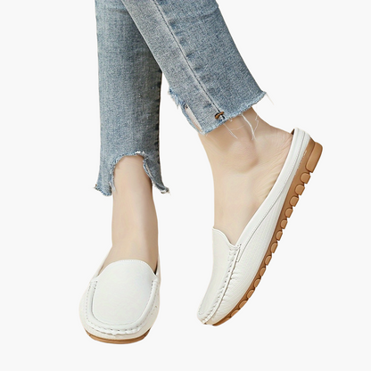 Damen Mokassins Preppy Stil Penny-Loafer Bequem Alltagsschuhe