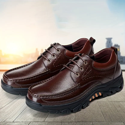 Men's Comfortable Outdoor Casual Shoes with Durable Sole – Casual Lace-Up Shoes for Everyday and Adventure