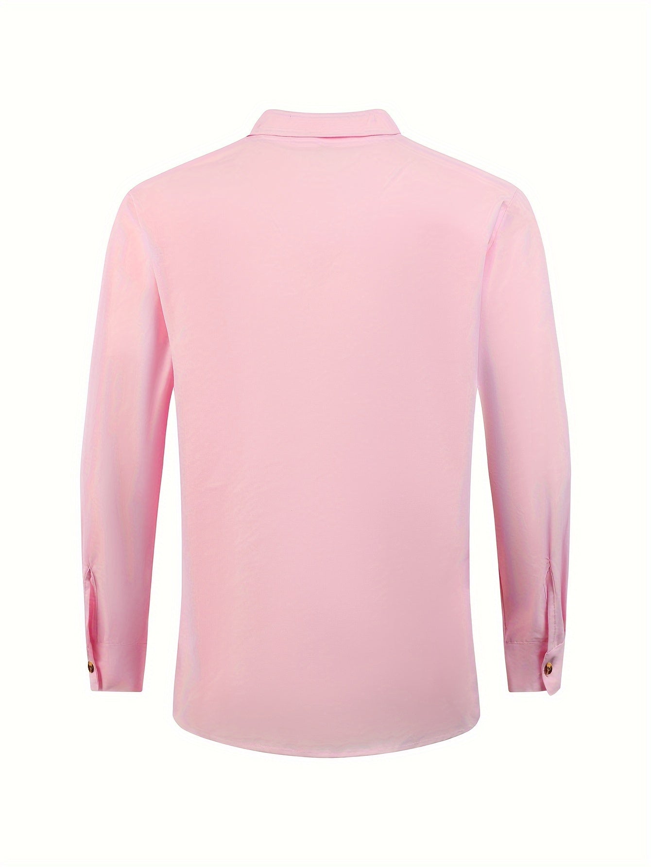 Men's Stand Collar Casual Shirt with Button Placket – Casual Look for Everyday and Special Occasions