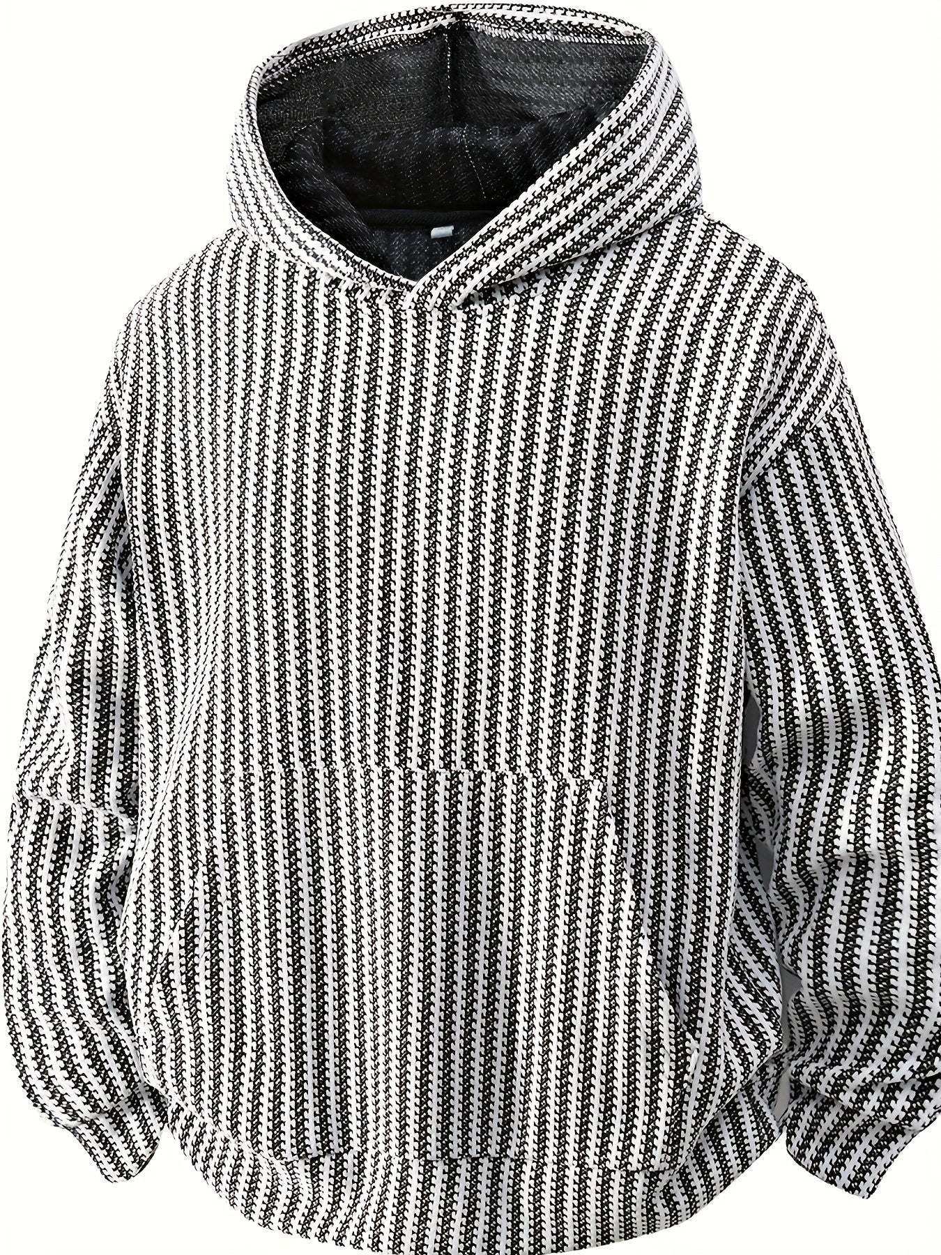 Structured hoodie with a hood and kangaroo pocket