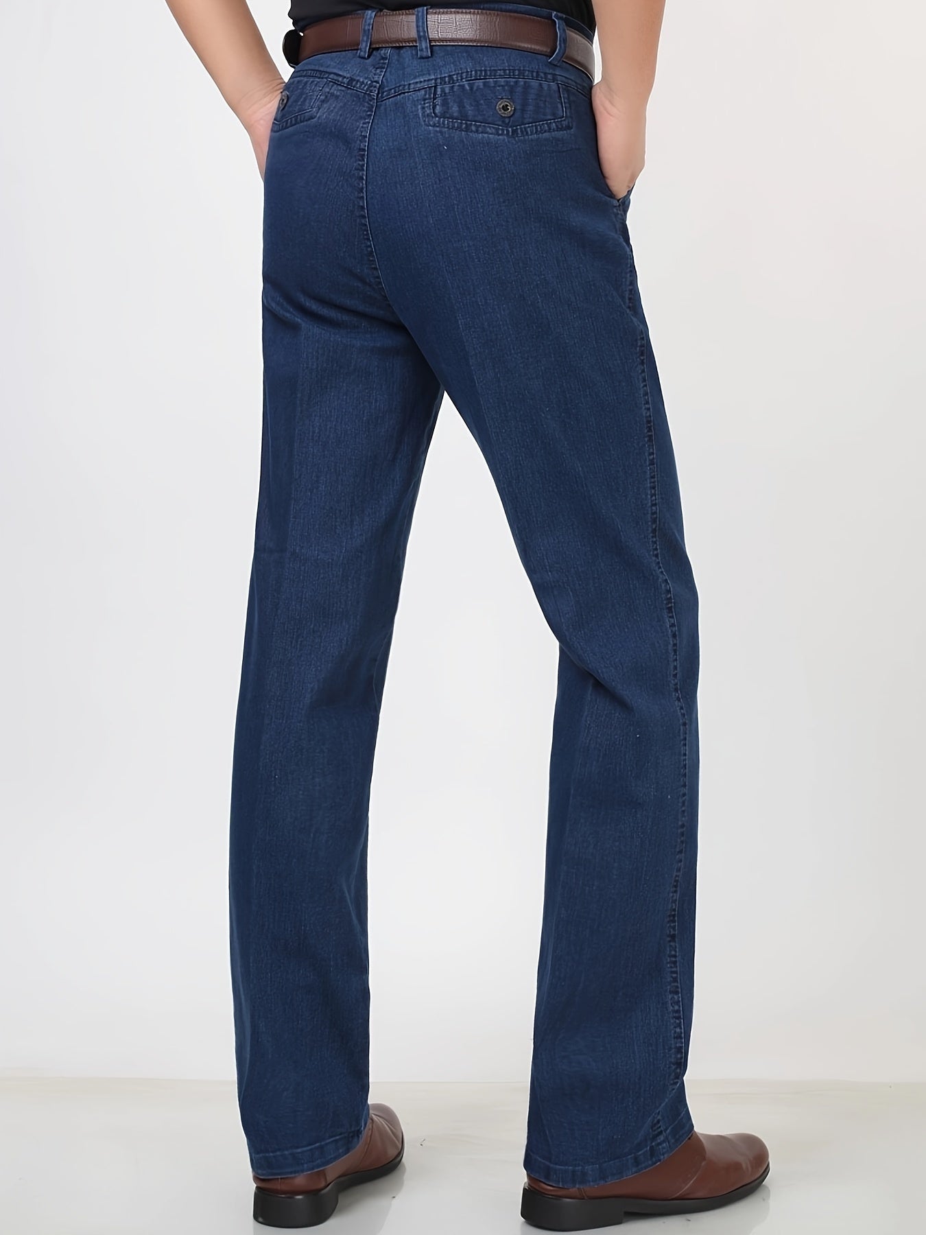 Men's Straight Cut Casual Pants – Classic & Versatile for Everyday and Business