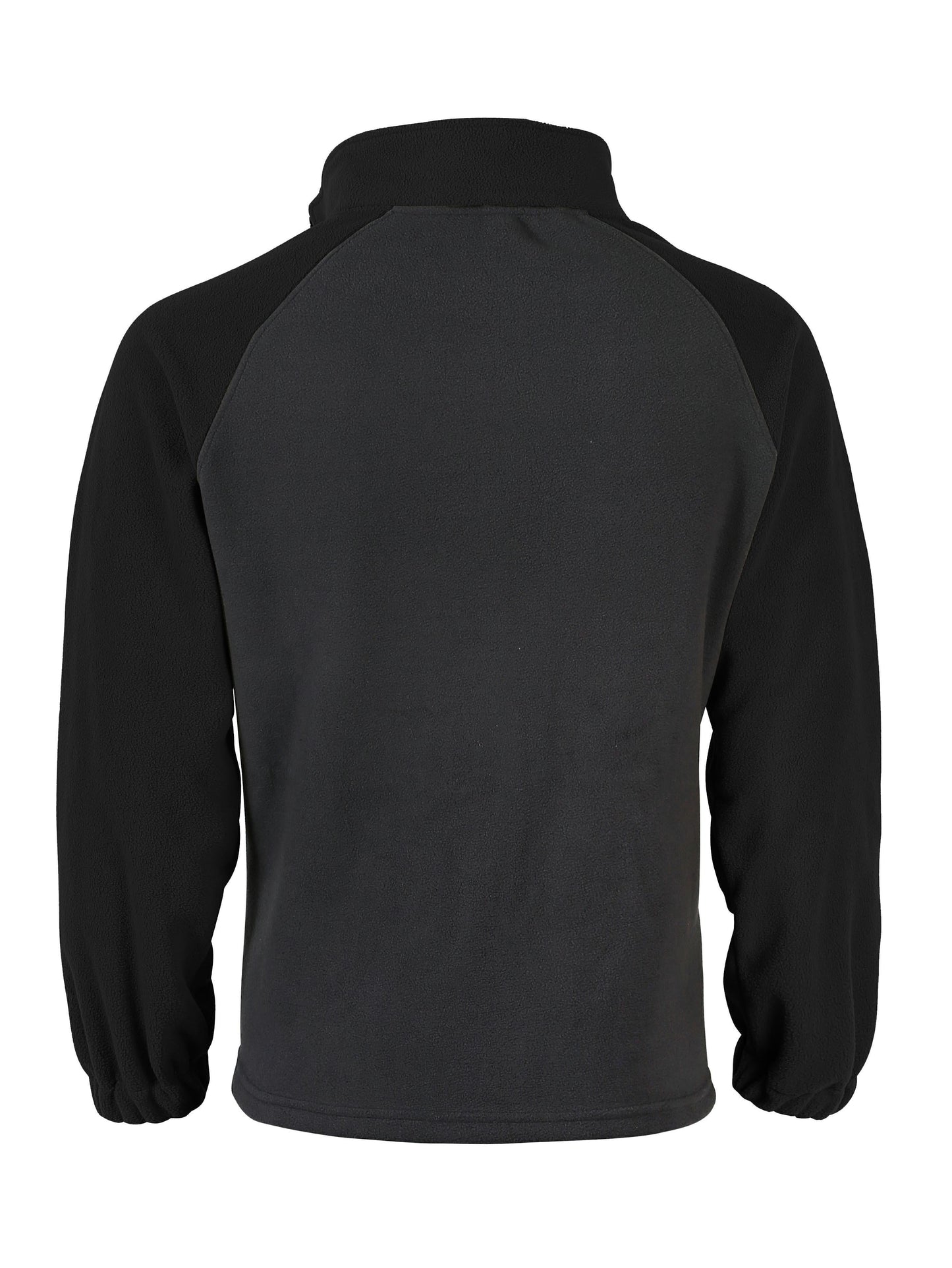 Men's half-zip pullover with fleece look and raglan sleeves
