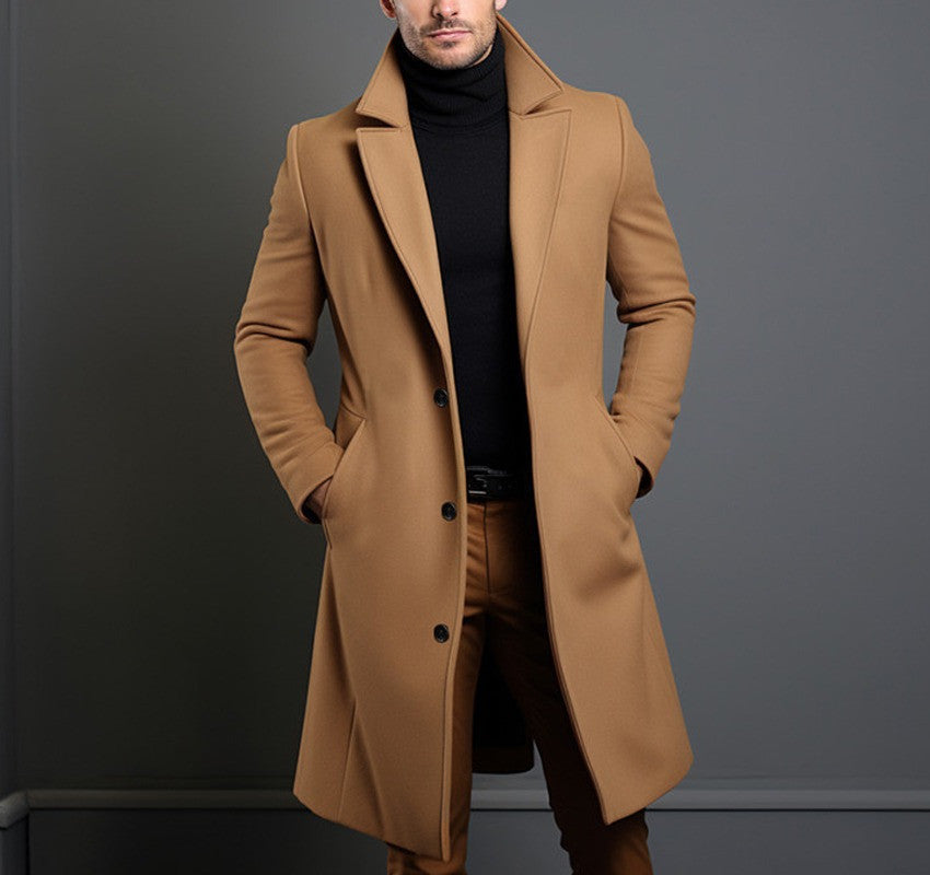 Barry – Men's coat in mid-length