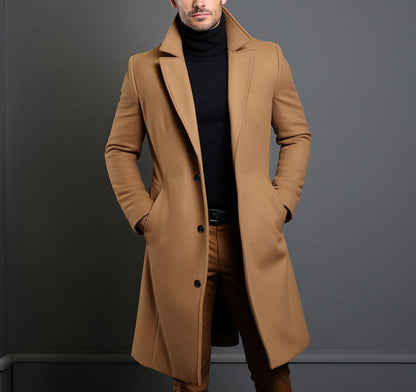 Barry – Men's coat in mid-length