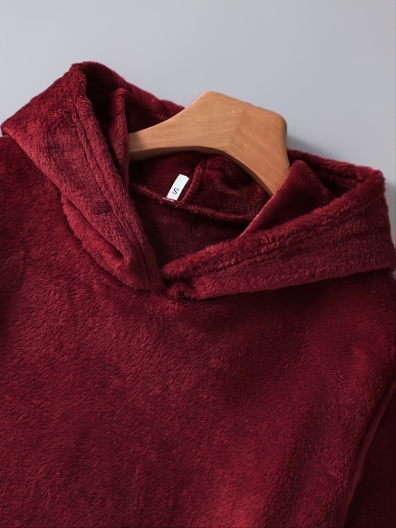 Women's plush hoodie with cat print and button placket