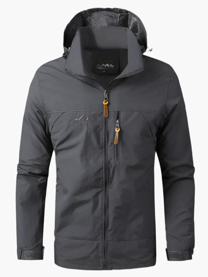 Men's Outdoor Jacket Waterproof Windproof – Functional Hiking & Trekking Jacket for All Weather