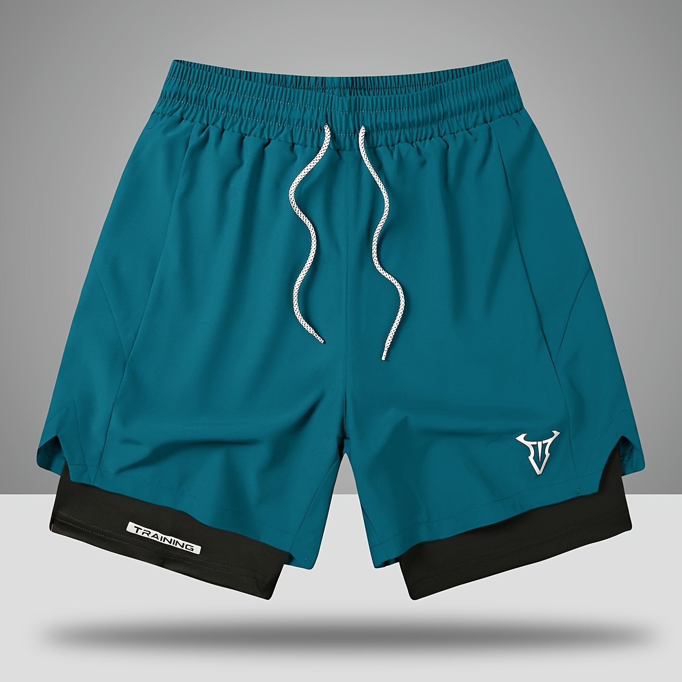 Herren Trainingsshorts Sport Fitness mit elastischem Bund und Kordelzug