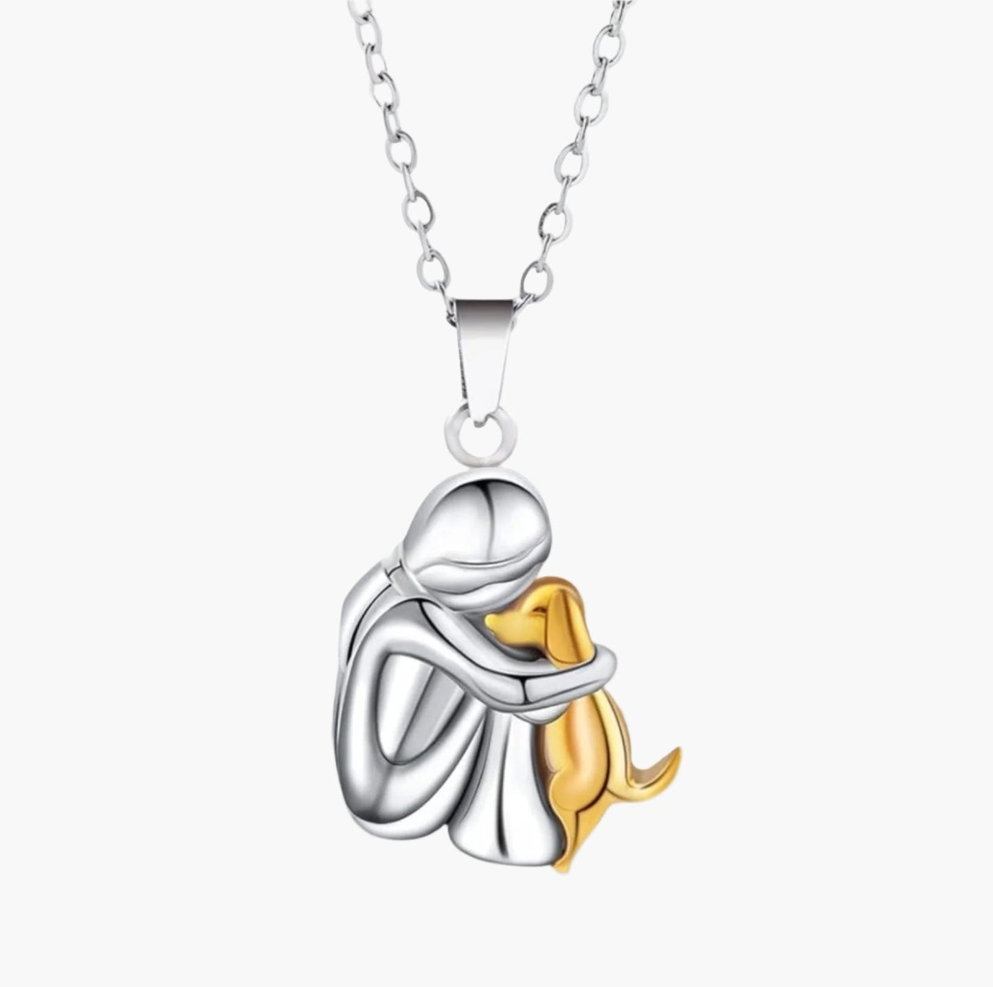 Women's necklace with dog pendant – symbol of love and friendship – gift for dog lovers