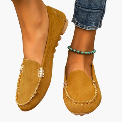 Women's Slip-On Moccasins Comfortable Casual Shoes for Everyday and Office Use