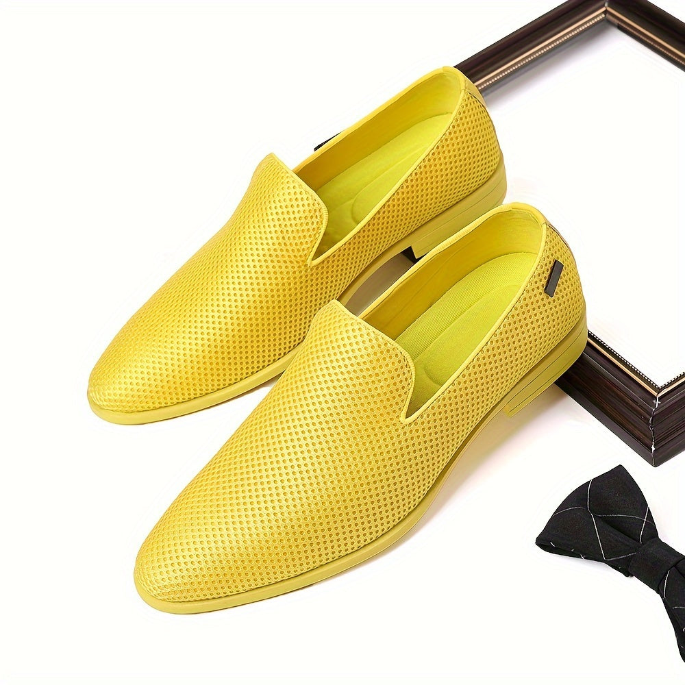 Herren Slip-On Business Loafer – Eleganter Bequemer Freizeitschuh für Büro & Alltag