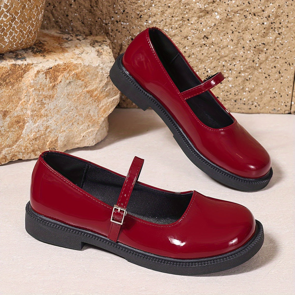 Women's Preppy Style Mary Jane Shoes for Everyday and Leisure