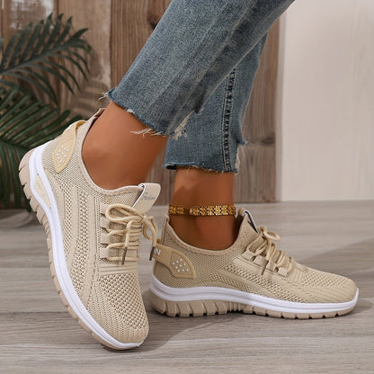 Women's Sneakers for Leisure & Sports – Breathable Low-Top Trainers for Everyday and Fitness