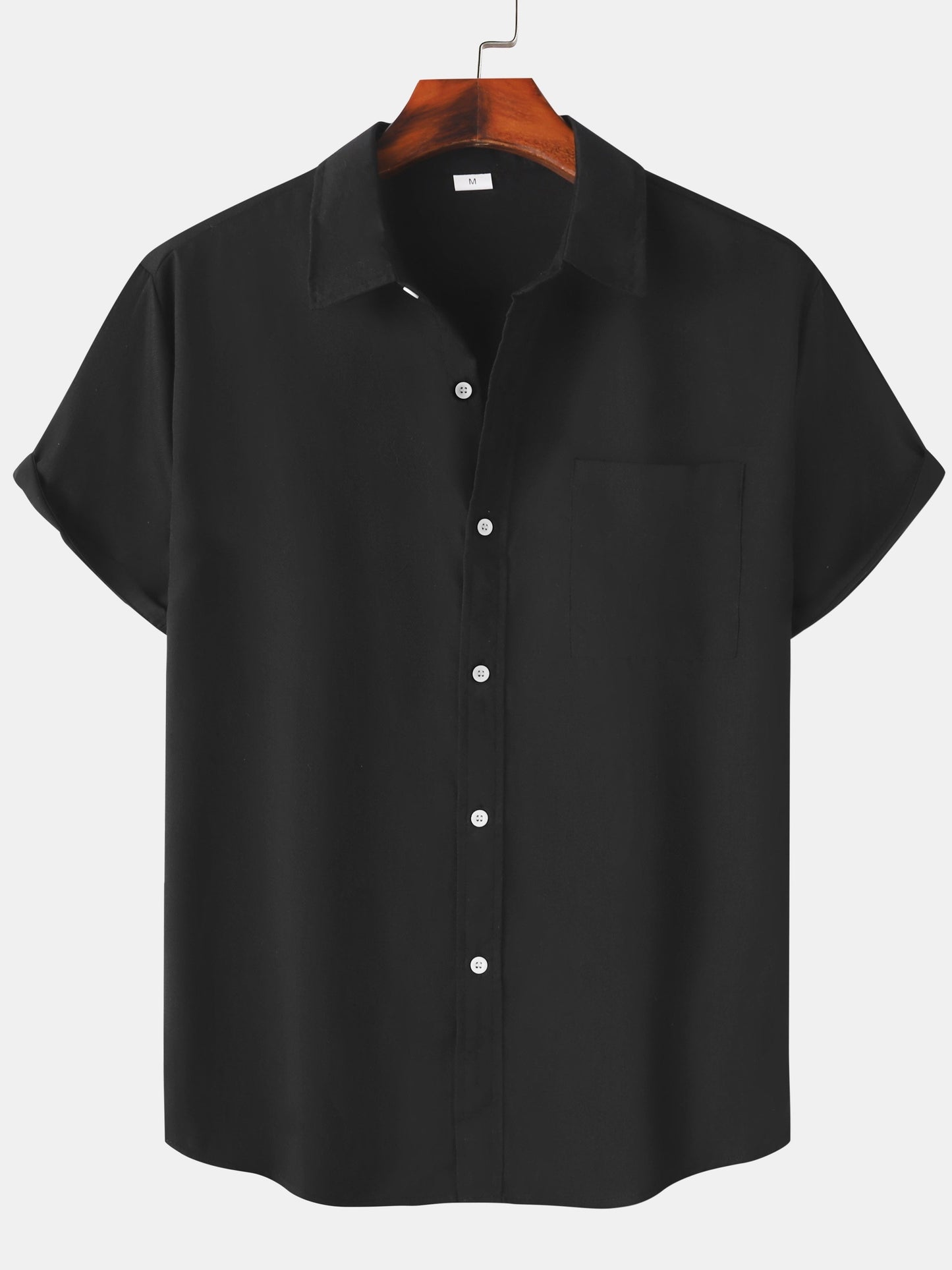 Men's Short-Sleeve Casual Shirt with Chest Pocket – Modern Summer Shirt for Everyday and Vacation