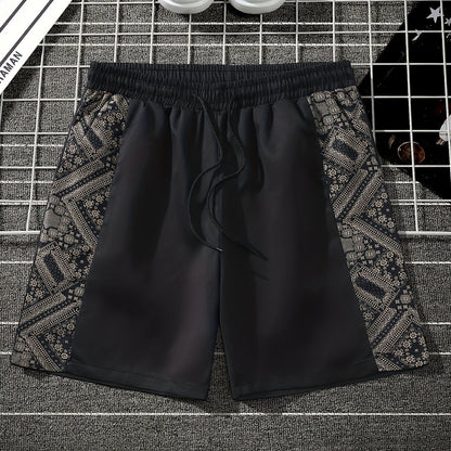 Men's streetwear shorts with graphic pattern and modern design – perfect for casual wear and urban style