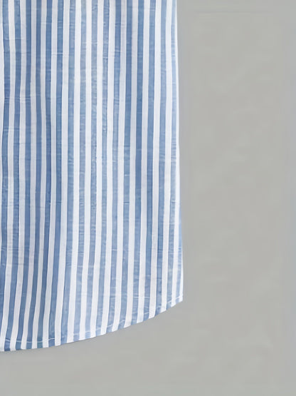Men's Short-Sleeve Shirt with Stripes – Casual Summer Style for Everyday and Leisure