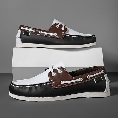 Men's boat shoes in classic moccasin style – Elegant casual shoes for everyday and leisure use