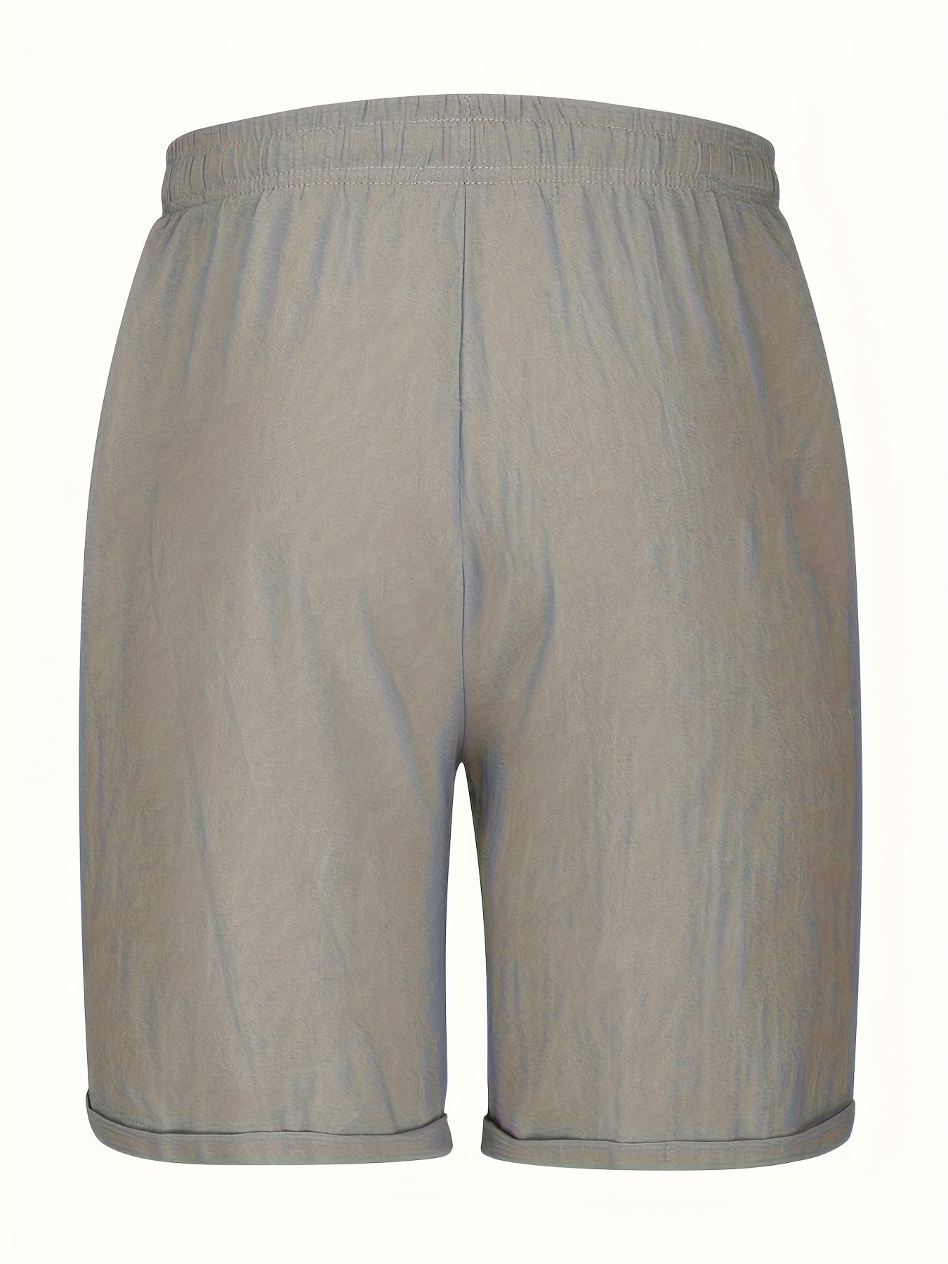 Men's ethnic shorts with geometric print and adjustable waistband – fashionable casual pants for summer and vacation