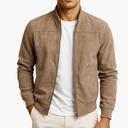 Herren Bomberjacke im minimalistischen Stil – Perfekt für Freizeit und Alltag
