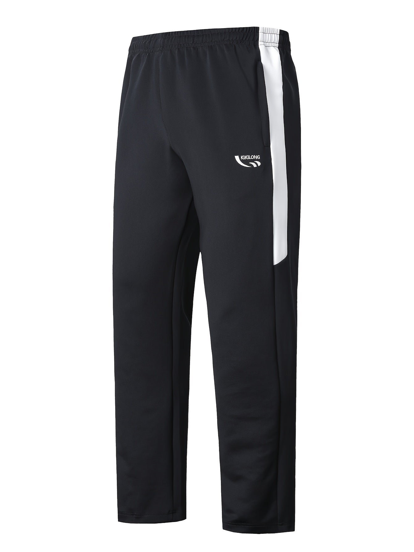 Men’s two-piece tracksuit with stand-up collar jacket and pants