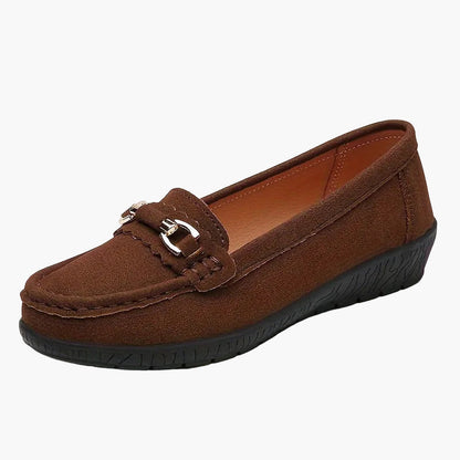 Women's Slip-On Moccasins Comfortable Casual Elegant Loafer Shoes