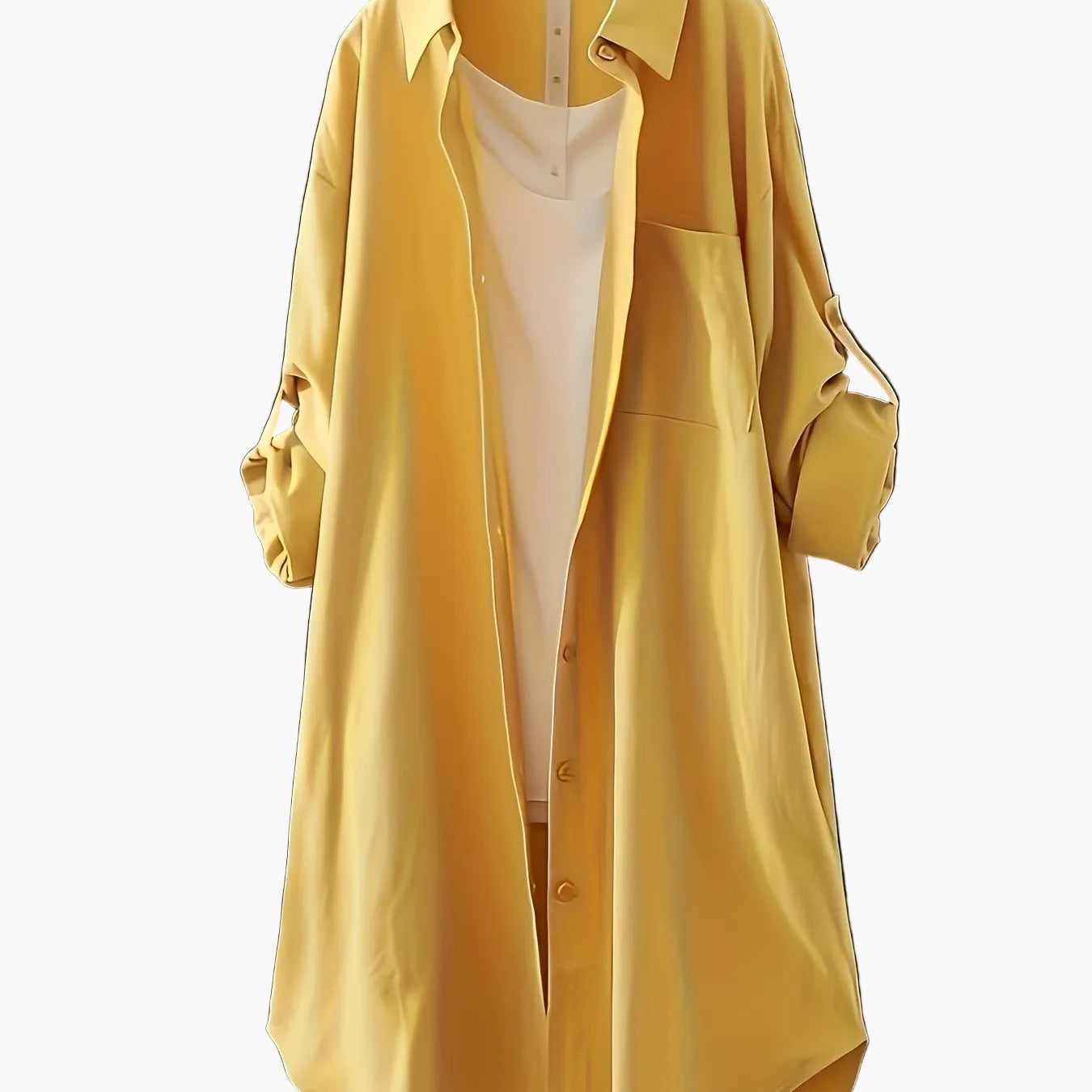 Women's Long Shirt Blouse Oversized Casual for Spring and Summer