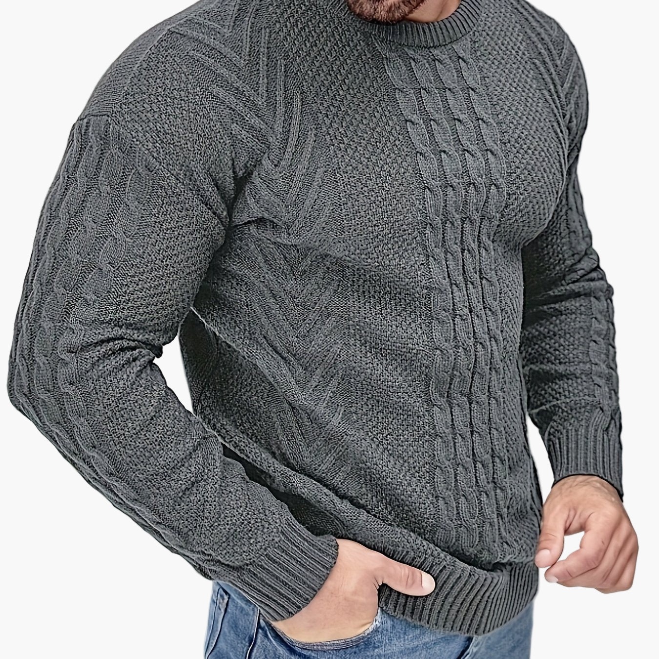 Herren Strickpullover im Casual Stil – Modischer Freizeitpullover für Herbst und Winter