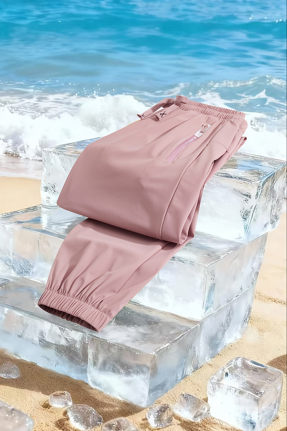 Herren Jogginghose Freizeit Stil Sommer Atmungsaktiv – Perfekt für Strand und Alltag